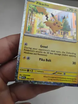 Pikachu 6/15 McDonald's Promos - Holo Promo Pokemon Card - Image 4