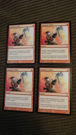 Magic: the Gathering / MtG Magnetic Theft x4 Fifth Dawn - Image 1