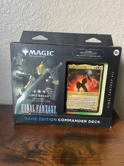 Magic The Gathering Commander Deck Final Fantasy 7 VII Limit Break Game Edition - Image 1