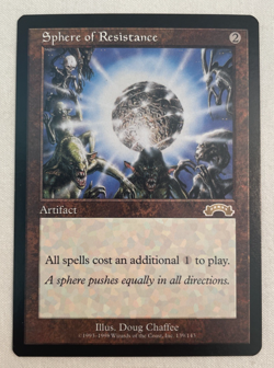 1x Sphere of Resistance Exodus MTG Magic the Gathering NM - Image 1