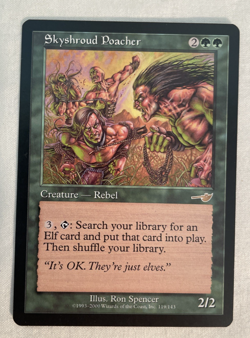 1x Skyshroud Poacher Nemesis MTG Magic the Gathering NM - Image 1