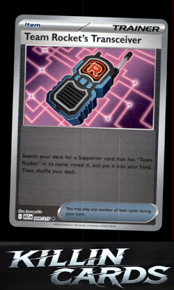 Reverse Holofoil Team Rocket's Transceiver - 209/217 209/217 Pokemon Uncommon ME - Image 1