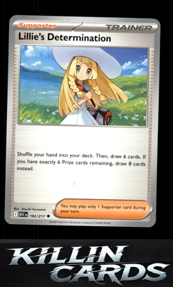 Reverse Holofoil Lillie's Determination 192/217 Pokemon Uncommon ME: Ascended He - Image 1