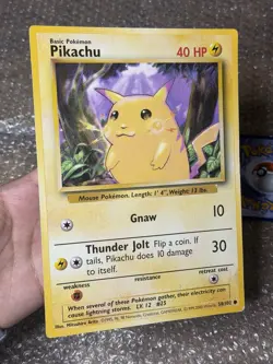 Pikachu Jumbo Promo Pl 58/102 1999-2000 Base Set Not For Play Use Pokemon MP/HP - Image 4