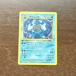 1st Edition Base Set Holo Poliwrath - Image 1