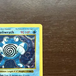 1st Edition Base Set Holo Poliwrath - Image 4
