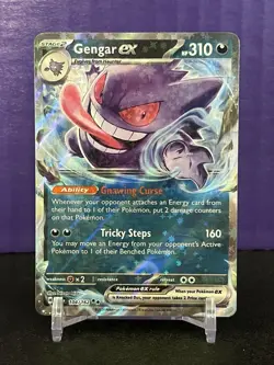 Pokemon Gengar ex 104/162 Temporal Forces Double Rare Holo - NM/M - Image 1