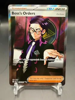Pokemon TCG Ascended Heroes - Boss's Orders 256/217 Ultra Rare Full Art Trainer - Image 1