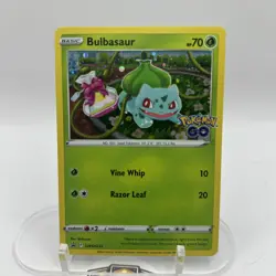 Pokemon TCG Bulbasaur SWSH231 Pokemon Go Black Star Promo - Image 2