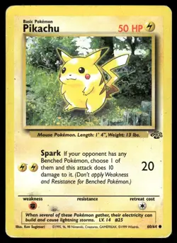 PIKACHU 60/64 C HP JUNGLE POKEMON - Image 2