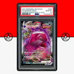 Pokemon PSA 10 Gengar VMAX 002/019 SGG Full Art High Class Deck Promo Japanese - Image 1