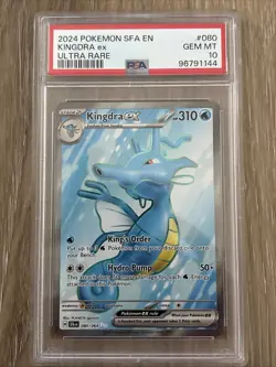 Kingdra ex Pokemon 080/064 Sv: Shrouded Fable Holo PSA 10 Gem MT - Image 1