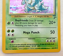 Nice Swirl Pokemon TCG 1999 Nidoqueen Base Set 2 Holo Rare 12/130 LP - Image 3
