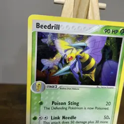 Beedrill - FireRed & LeafGreen 1/112 Rare Holo Pokemon TCG MP - Image 2