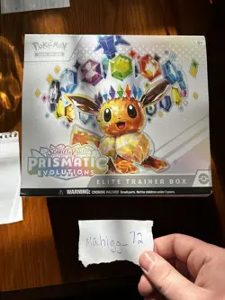 Pokemon Prismatic Evolutions ETB Scarlet And Violet Factory Sealed Brand New - Image 2