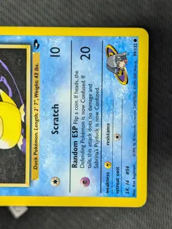 Sabrina's Psyduck 99/132 - Gym Challenge Unlimited Pokemon TCG LP - Image 5