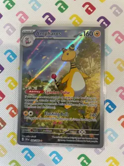 Pokemon TCG Ampharos 090/086 Illustration Rare IR CRI Chaos Rising English NM - Image 1