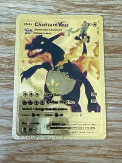 Charizard Vmax Gigantamax HP 330 Gold Rare Pokemon TCG - Image 1