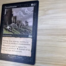 MTG Contamination Urza's Saga Regular Rare Card 123/335 NM - Image 2