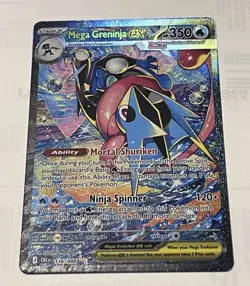 Mega Greninja ex SIR 116/086 Chaos Rising CHASE CARD HIGH CHANCE PSA 10 Gem RARE - Image 1