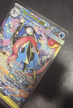 Mega Greninja ex SIR 116/086 Chaos Rising CHASE CARD HIGH CHANCE PSA 10 Gem RARE - Image 3