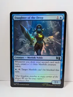 Daughter of the Deep - FOIL - Marvel Super Heroes Commander MSC - NM - MTG - Image 1