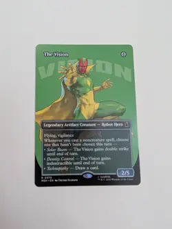 MTG - The Vision (Borderless) - Marvel Super Heroes NM/M Condition - Image 1