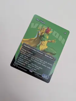 MTG - The Vision (Borderless) - Marvel Super Heroes NM/M Condition - Image 2