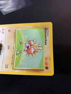 Pokemon TCG Hitmonchan 7/102 Base Set WOTC LP - Image 4