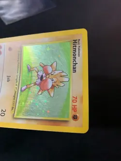 Pokemon TCG Hitmonchan 7/102 Base Set WOTC LP - Image 5