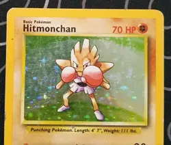 Hitmonchan 7/102 Holo Base Set Pokemon Card Tcg Wotc Vintage Moderately Played - Image 2