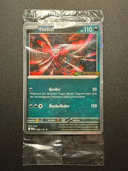 Yveltal MEG 088/132 PROMO Cosmo Holo STAMP Mega Entwicklung SEALED Deutsch NM - Image 3