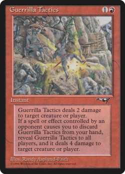 Guerrilla Tactics - MTG - Playset of 4 - Image 1