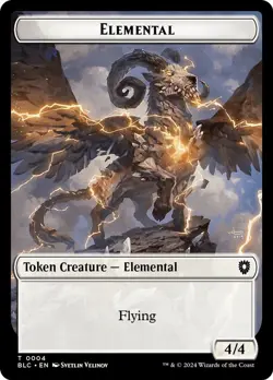 Elemental 4/4 - NCC - Playset of 4 Tokens - MTG - Tokens - Image 1
