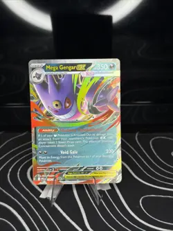 Mega Gengar ex 056/094 Double Rare Phantasmal Flames Pokemon Holo Near Mint - Image 1