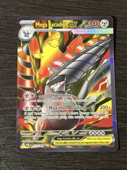 Pokemon Pitch Black - Mega Excadrill ex 103/084 Ultra Rare Full Art - Image 1