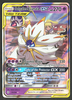 Pokemon TCG: Solgaleo & Lunala GX 75/236 Cosmic Eclipse Ultra Rare - Image 1