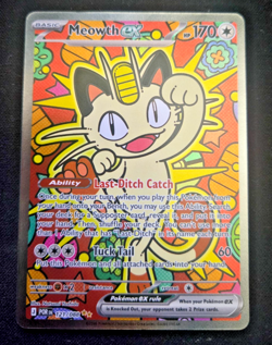 Pokemon Meowth ex - 121/088 - ME03: Perfect Order Special Illustration Rare NM - Image 1