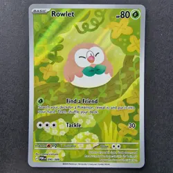 Rowlet 090/088 Me03 Perfect Order Illustration Rare Pokemon TCG English Full Art - Image 1