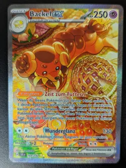 Pokemon Backel EX Deutsch 169/142 Stellarkrone SIR Near Mint - Image 1
