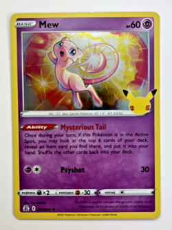 Mew Celebrations 011/025 Holo Rare NM/Mint Pokemon TCG - Image 1