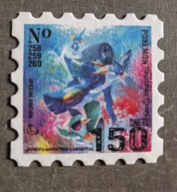 Pokemon Stamp Mudkip Marshstomp & Swampert - Image 1