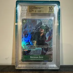 2025 One Piece PRB02-006 Roronoa Zoro BGS 10 English Alt Art R - Image 1