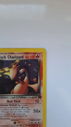 Pokemon TCG Dark Charizard 4/82 Rare Holo Team Rocket WOTC, Vintage 2000 HP - Image 4