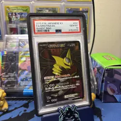 2015 POKEMON JAPANESE XY BANDIT RING #091 FULL ART/GIRATINA EX PSA 10 - Image 2