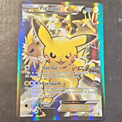 Pokemon TCG Pikachu EX XY124 XY Holo Promo EN 130 HP Basic Pokemon Card TPC - Image 1