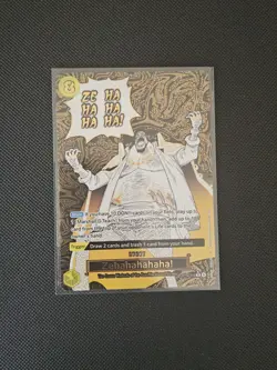 Zehahahahaha! Alternate Art OP16-116 One Piece Card Game The Time of Battle SSP! - Image 1