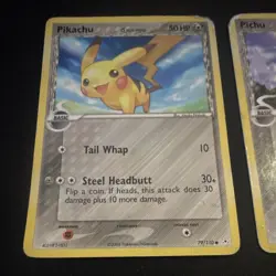 Pokemon TCG Delta Species 3-Card Lot Pikachu 79/110, 6/10 & Pichu 76/110 - Image 2