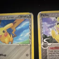 Pokemon TCG Delta Species 3-Card Lot Pikachu 79/110, 6/10 & Pichu 76/110 - Image 3