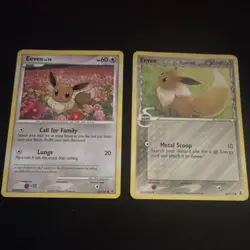 Pokemon TCG Eevee 62/100 & 68/113 2-Card Lot EX Delta Species ENG - Image 1